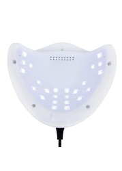 SUN5 UV LED Nail Lamp 2.0-48W Smart Painless Curing, Gel Polish Dryer - White