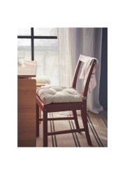 Chair Cushion Light Beige 40/35X38X7 Cm
