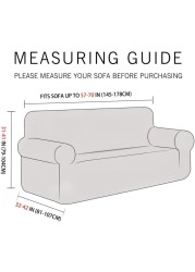 Stretch Fit 2-Seater Sofa Cover Teal Green Soft Brushed Fabric Couch Cover Full Coverage Furniture Protector Slipcover Two Seater Fits on Standard and Recliner Sofa 145-178cm Size