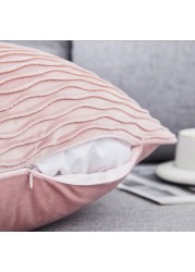 Mei Homecenter قطعتان من الوسائد البرونزية المطبوعة مع راحة إضافية ومظهر عصري فاخر، (45 × 45 سم)
