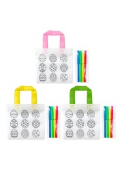 Easter DIY Painting Bags Assorted 20.5x19.8cm