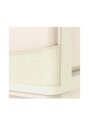 Cosmoplast Cedargrain 4 Tiers Storage Cabinet with Drawers and Wheels Off White 50x40x92cm