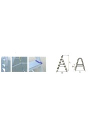 DUKE-ALUMINIUM LADDERS LIGHT DUTY 4 STEPS