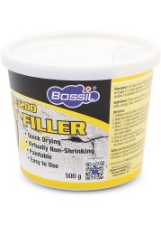 Bossil All-Purpose Putty, Putty Filler, Spackling For Drywall, Quick Drying, Designed For Interior And Exterior Home Use, Paintable, Permanent, Non-Shrinking, 500G
