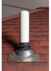Oatey 14136 Rain Collar 153 NoCalk Roof Flashing Black