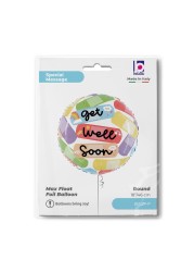 18&quot; Foil Balloon Cheerful Get Well Bandaid