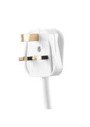 Geepas 6 Way Extension Socket 13A - Extension Lead Strip With 6 LED Indicators &amp; 6 Power Switches | Extra Long 3M Cord With Over Current Protected | Ideal For All Electronic Devices