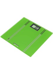 Geepas Digital Personal Scales - Easy Read Display, Large Platform For More Foot Room, Step-On For Instant Weight Reading, Max Capacity 150 Kg | 6mm Tempered Glass, Auto Off &amp; Zero | 2 Years Warranty