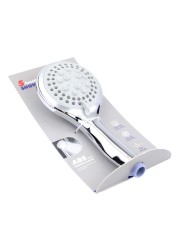 Home Pro 5 Function Chrome Plated Shower Head Silver