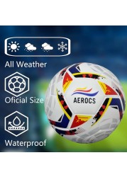 AEROCS World Cup Football Traditional Soccer Ball Best Indoor or Outdoor Basketball - Size 5 for Soccer Players and Football Fans