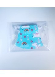 Pikkaboo Washable Mask - Unicorn Blue Love Mini Kids