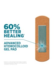 BandAid Brand Pro Heal Adhesive Bandages with Hydrocolloid Gel Pad Clinically Tested Better Healing of Minor Wounds Waterproof Bandages Sterile First Aid Bandages All One Size 10 ct
