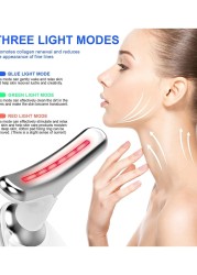 3-in-1 Anti Wrinkle Face Massager, Skin Rejuvenation Beauty Device for Anti-Aging, Face &amp; Neck Firming, Wrinkle Removal, Skin Tightening Facial Massager for Skin Care &amp; Lifting