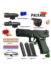 Glock Soft Bullet Toy Gun for Kids with Magazine &amp; Silencer &ndash; Role-Playing Dress-Up Toy with Safe Foam Bullets &ndash; Pretend Play Accessories &amp; Perfect Gift