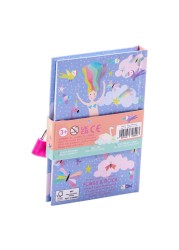 Floss &amp; Rock Fantasy My Scented Secret Diary - Scented Lockable Journal for Kids with Scented Sticker Sheet, Padlock and Key, And Kids Activity Book