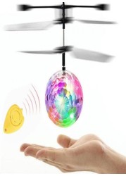 Generic RC Flying Ball Infrared Induction LED Helicopter With Rainbow Shining LED Lights Flying Toy