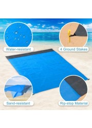 Generic-CK831 Beach Mat Large Folding Camping Mat Beach Mat Without Sand Outdoor Portable Beach Blanket