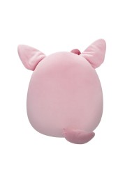 Medium Plush 12 inch Miracle Pink Fennec Fox with Bow Officially Licensed Kellytoy Plush Toy Colorful Soft Gift for Kids Girls &amp; Boys Washable Squishy Stuff Toy Multicolor All Age