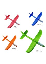 Generic-Flying Glider Planes With Flash LED Light 18.9&quot; Foam Flight Mode Throwing Air Plane Aerobatic Airplane Outdoor Sport Game Toys Gift for Kids 3 4 5 6 7 Year Old Boy Red
