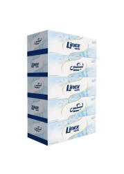 Linex Classic 2 Ply 130 Facial Tissues White Pack of 5