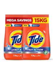 Tide Automatic Detergent Powder Megabox Original 7.5kg Pack of 2