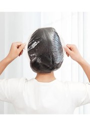 Generic 100-Piece Disposable Shower Cap Clear 8X6X2Inch Clear 8X6X2Cm