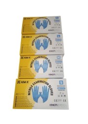 Aim-X Medical Nitrile Powder-Free Examination Gloves - M