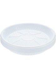 Lavish 200-Pack Of 10 Inch Disposable Plastic Plates For Tableware Birthday Parties Office Home Events Camping 26Cm