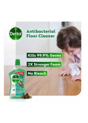 Dettol Antibacterial 3x Power Floor Cleaner Pine 900ml Pack of 2