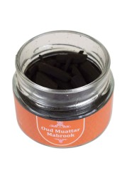 Al Riyah Mabrook Oud Muattar 40g Black And Orange