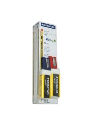 Staedtler Noris HB Pencils 2 PCS and Eraser 526N20 2 PCS with Sharpener 510-50 2 PCS