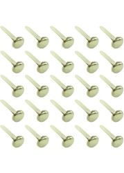 Clipco Paper Fasteners Medium 34Inch Brass Plated 100Pack