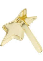CREATIVE IMPRESSIONS Metal Paper Fasteners 50Pkg GoldStars