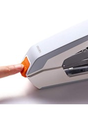 Aiwanto DELI 0371 Stapler, Desktop Stapler 40-Sheet Capacity Stapler (White)