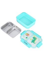 Eazy Kids Lunch Box - Dinosaur Green