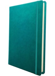Collins Legacy A5 Hard Cover Notebook, 240 80gsm Ruled Pages - Teal Cover