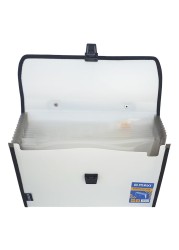 Maxi Expanding File with Handle A4 Size 13 Tab White