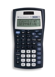 Texas Instruments TI30XIIS Scientific Calculator Black with Blue Accents