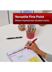 Sharpie Permanent Markers Ultra Fine Point for Precise Marks Black Ink 2 Marker Pens