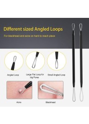 Pimple Popper Tool Kit Boxoyx 10 Pcs Blackhead Remover Comedone Extractor Kit with Box for Quick and Easy Removal of Pimples Blackheads Zit Removing ForeheadFacial and Nose Black