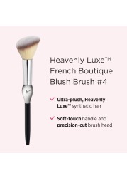 IT Cosmetics Heavenly Luxe French Boutique Blush Brush 4 Angled Blush Brush for Cheeks Liquid Powder Blush Brush Makeup Brush With AwardWinning Heavenly Luxe Hair
