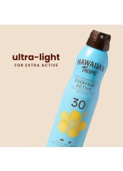 Hawaiian Tropic Everyday Active Clear Spray Sunscreen SPF 30, 6oz Twin Pack Hawaiian Tropic Sunblock, Oxybenzone Free, Spray On Sunscreen