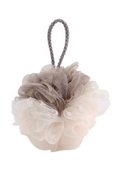 Marrkhor Large Soft Scrubbing Body Sponge Shower Loofah Cleaning Massage Tool, Brown/White, 20X10X5Cm