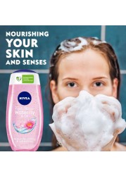 NIVEA Shower Gel Body Wash Waterlily &amp; Oil 250ml Pack of 3