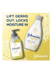 Johnson&#39;s Anti-Bacterial Micellar Lemon Hand Wash Yellow 300ml Pack of 2