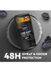 NIVEA MEN Antiperspirant DEEP Black Carbon Stick 50ml
