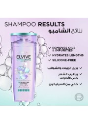 L&#39;Oreal Paris Elvive Hyaluron Pure Shampoo 400ml + Elvive Hyaluron Pure Conditioner 360ml