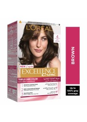 L&#39;Oreal Paris Excellence Creme Triple Care Permanent Hair Colour 4 Brown