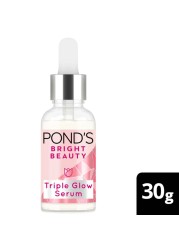 Pond&#39;s Bright Beauty Triple Glow Serum with Niacinamide and Hyaluronic Acid 30g