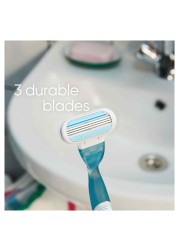Gillette Venus WoMen&#39;s Razor Blade Refills Blue 4 PCS